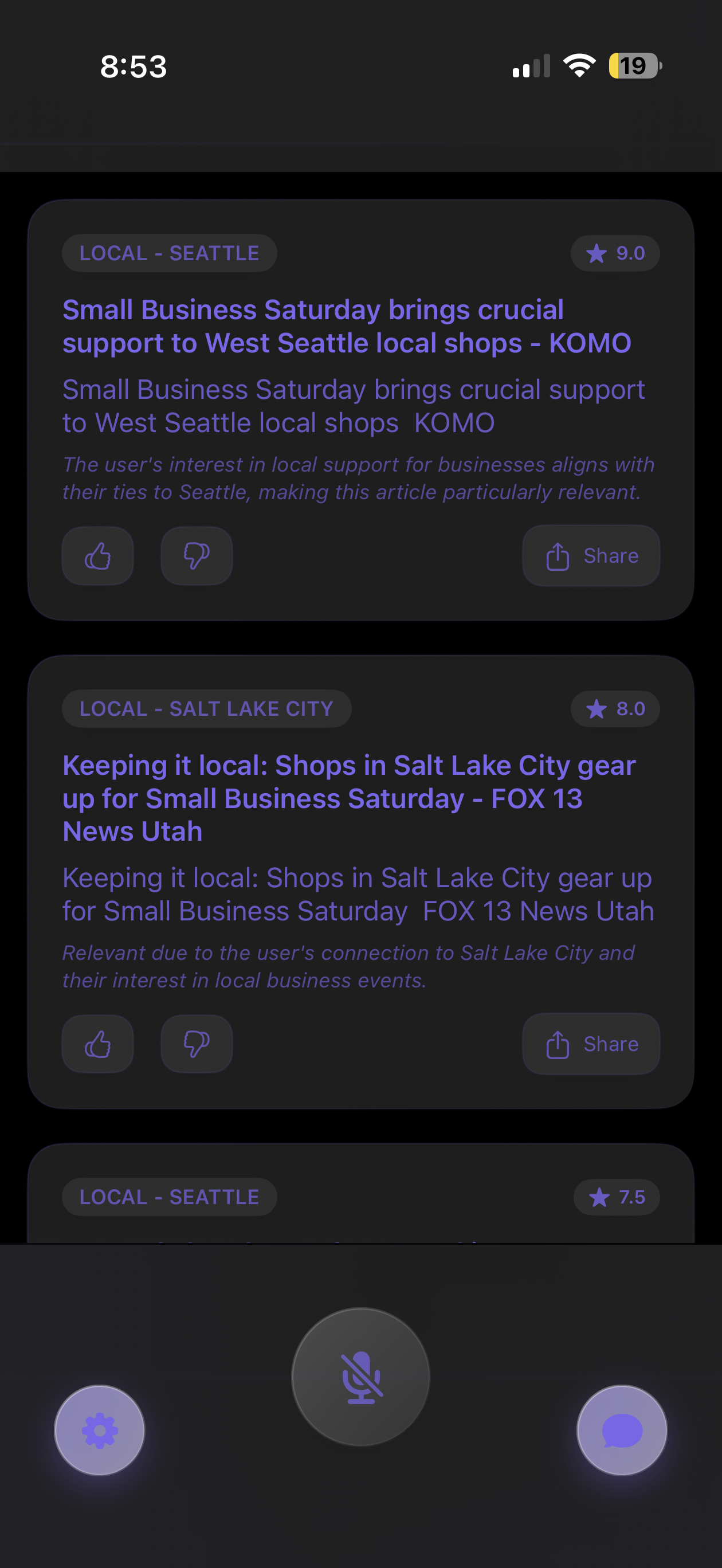 Mai App Screenshot 1